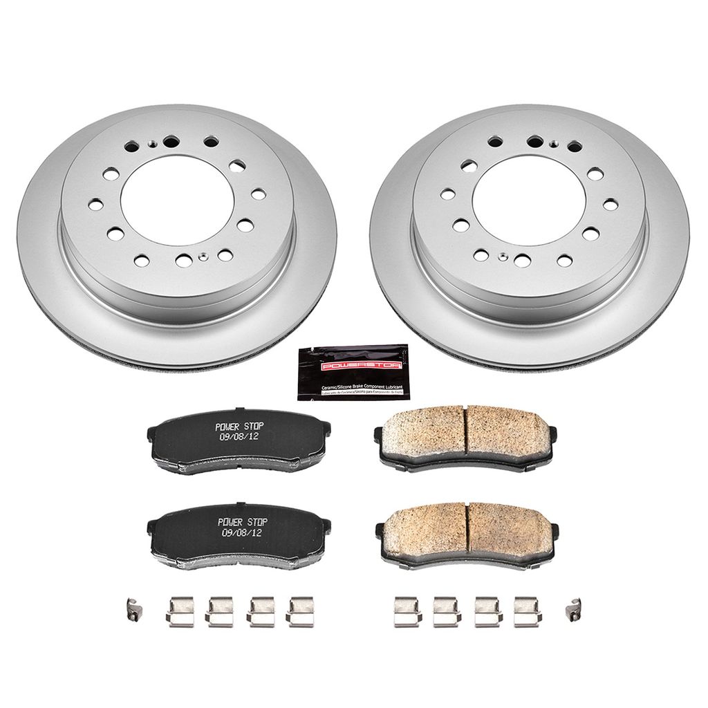 Z17 Geomet Coated Rotor and Low Dust Brake Pad Kit