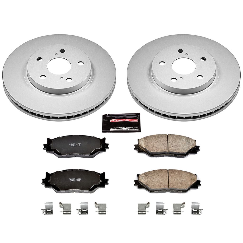 Z17 Geomet Coated Rotor and Low Dust Brake Pad Kit
