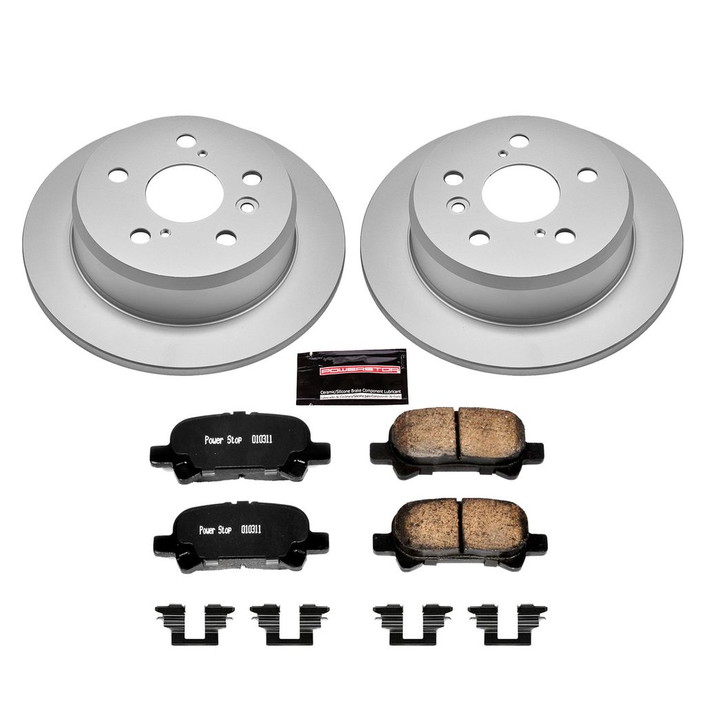 Z17 Geomet Coated Rotor and Low Dust Brake Pad Kit