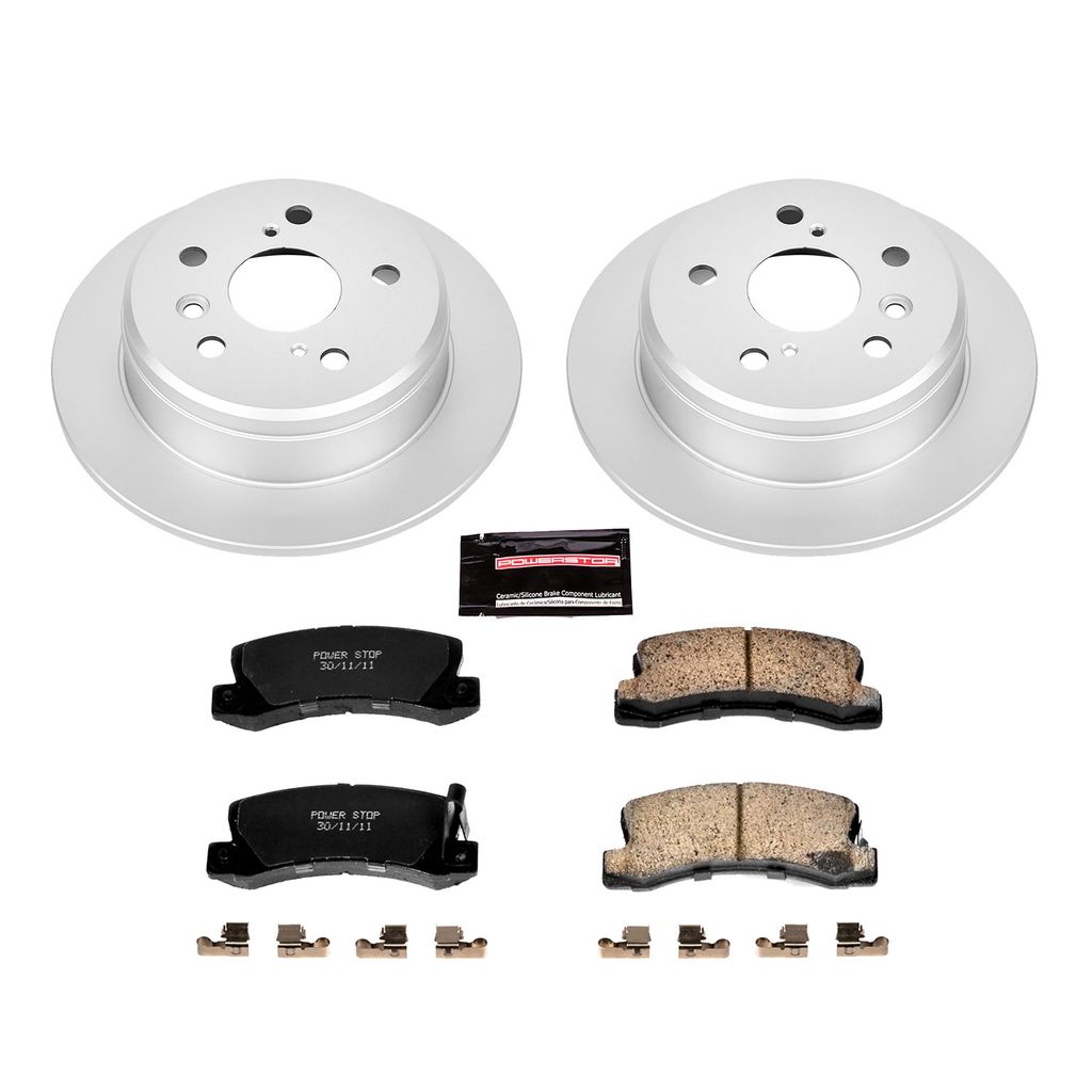 Z17 Geomet Coated Rotor and Low Dust Brake Pad Kit