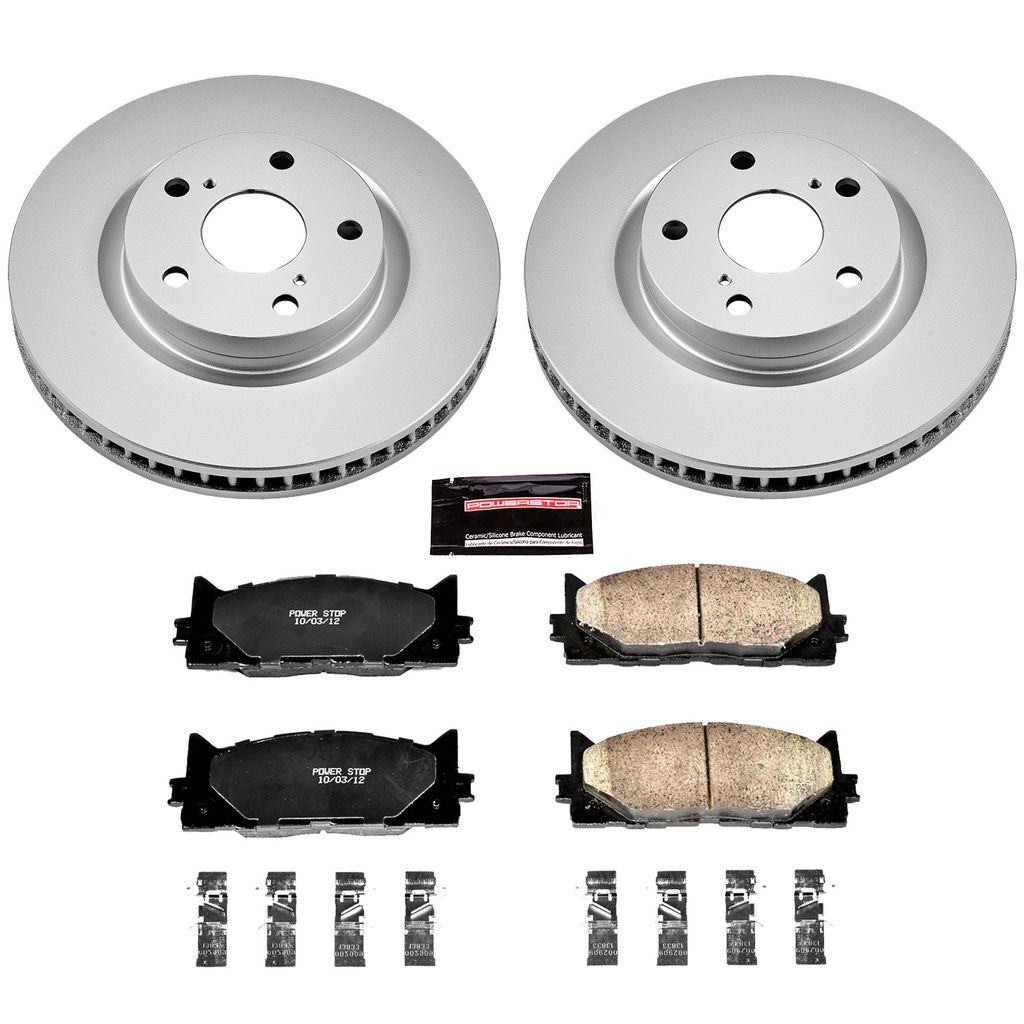 Z17 Geomet Coated Rotor and Low Dust Brake Pad Kit