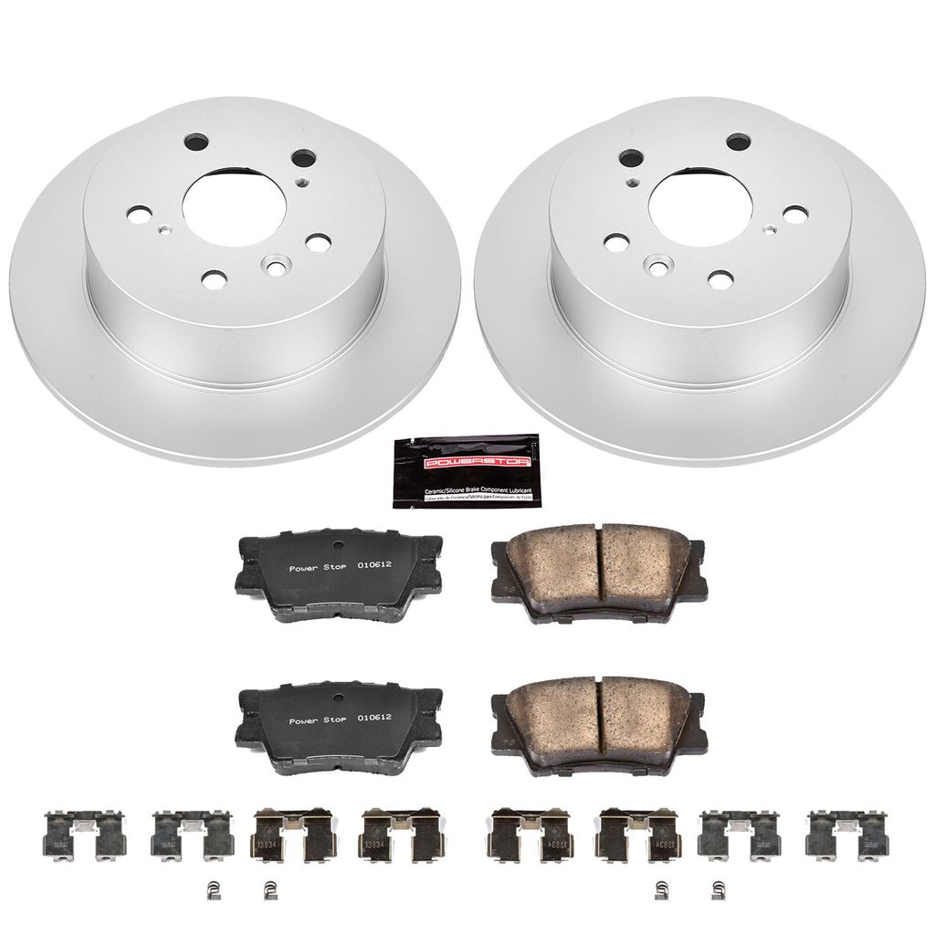 Z17 Geomet Coated Rotor and Low Dust Brake Pad Kit