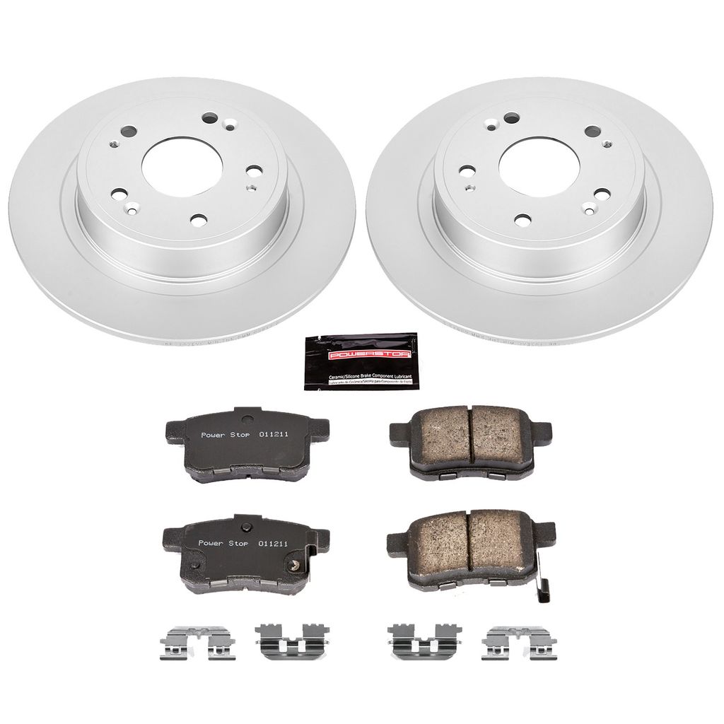 Z17 Geomet Coated Rotor and Low Dust Brake Pad Kit