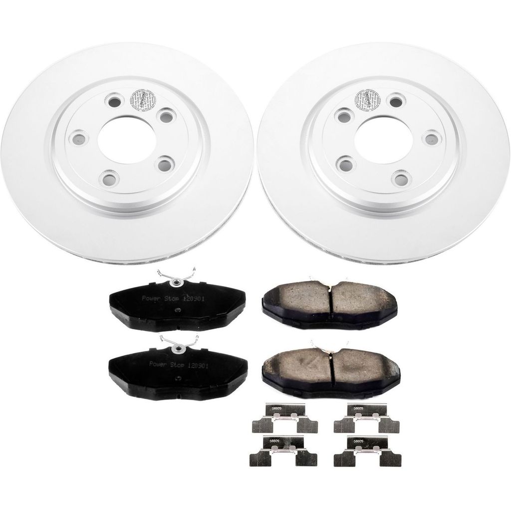 Z17 Geomet Coated Rotor and Low Dust Brake Pad Kit