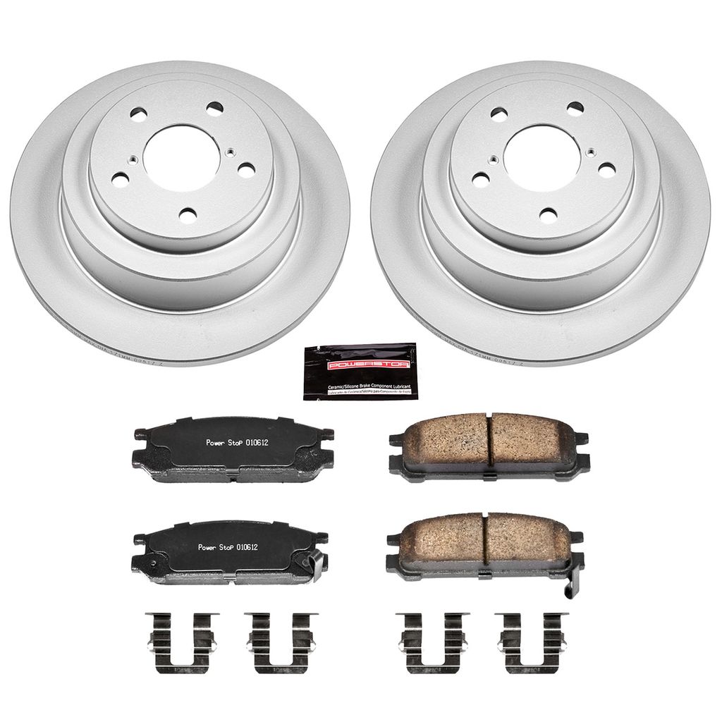 Z17 Geomet Coated Rotor and Low Dust Brake Pad Kit