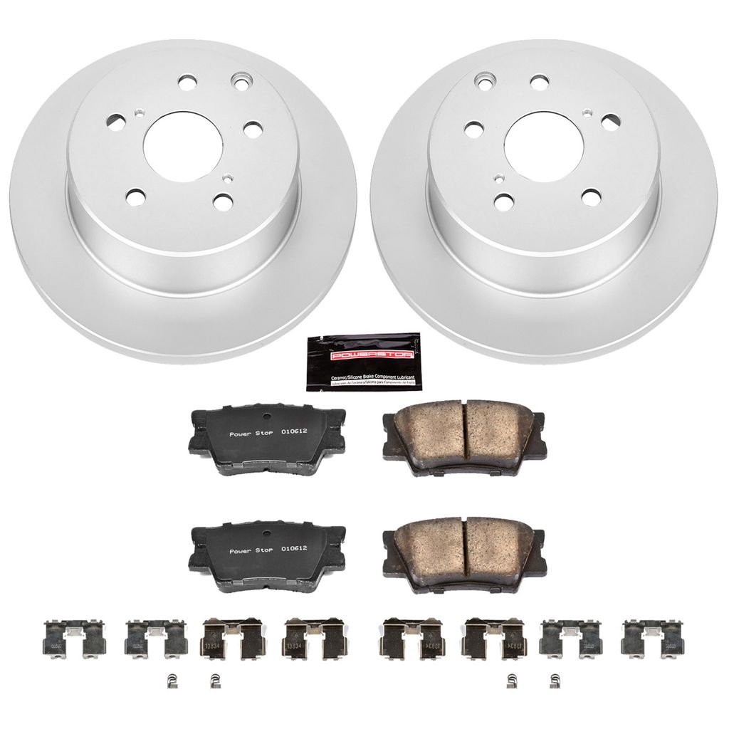 Z17 Geomet Coated Rotor and Low Dust Brake Pad Kit