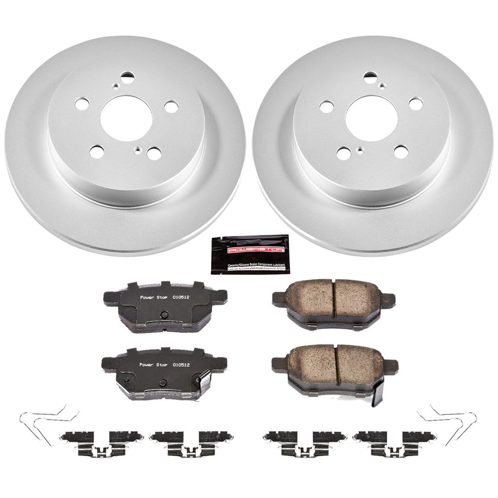 Z17 Geomet Coated Rotor and Low Dust Brake Pad Kit