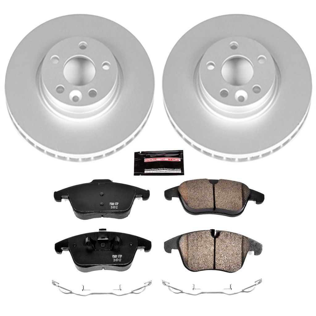 PowerStop CRK5608 - Z23 Geomet High Carbon Rotor and Carbon Fiber Pad Kit