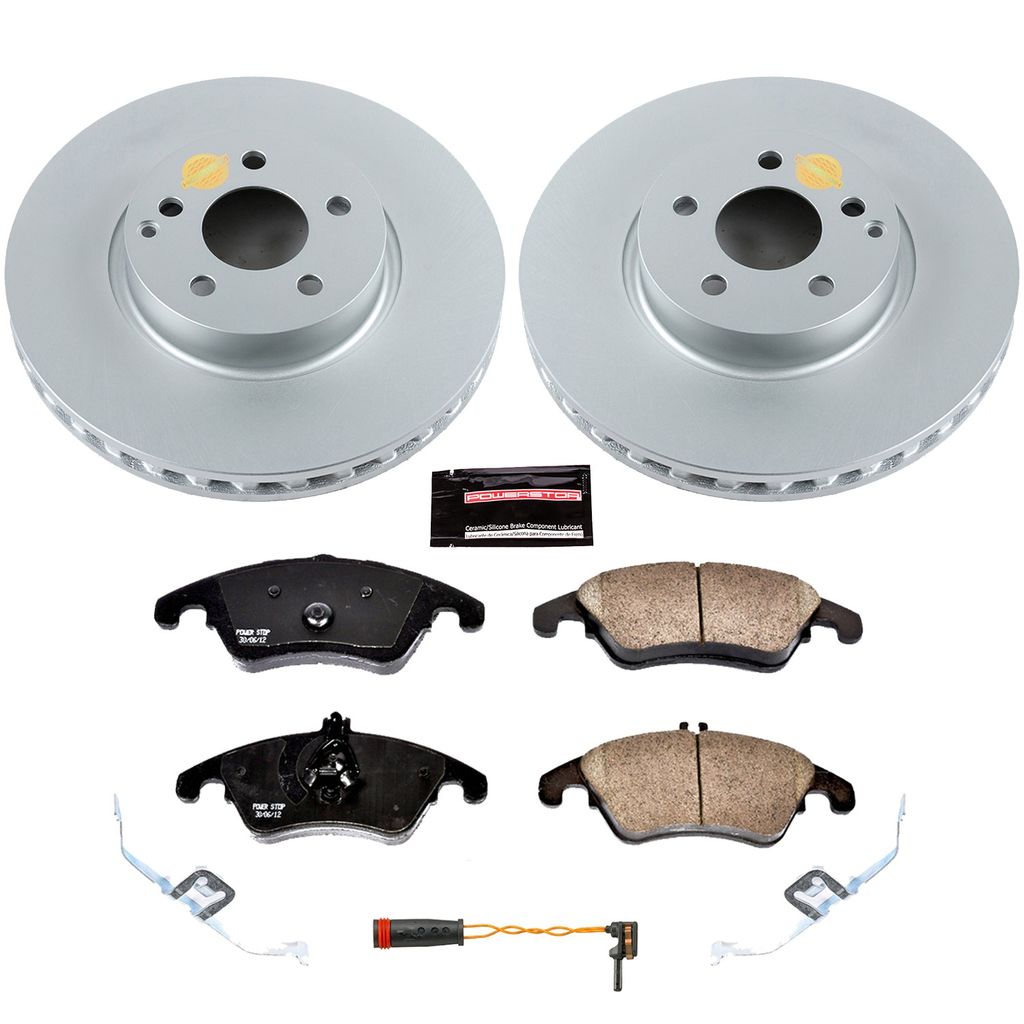 PowerStop CRK5792 - Z23 Geomet High Carbon Rotor and Carbon Fiber Pad Kit