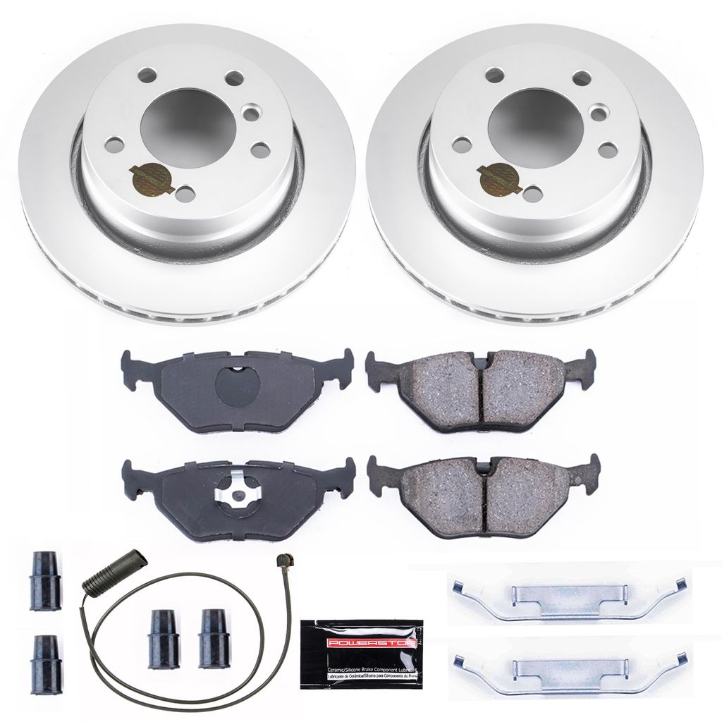 PowerStop CRK615 - Z23 Geomet High Carbon Rotor and Carbon Fiber Pad Kit