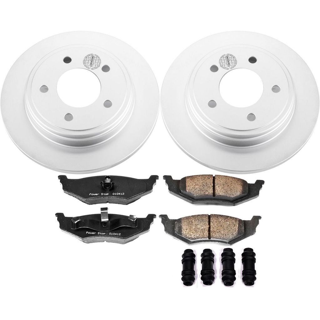Z17 Geomet Coated Rotor and Low Dust Brake Pad Kit