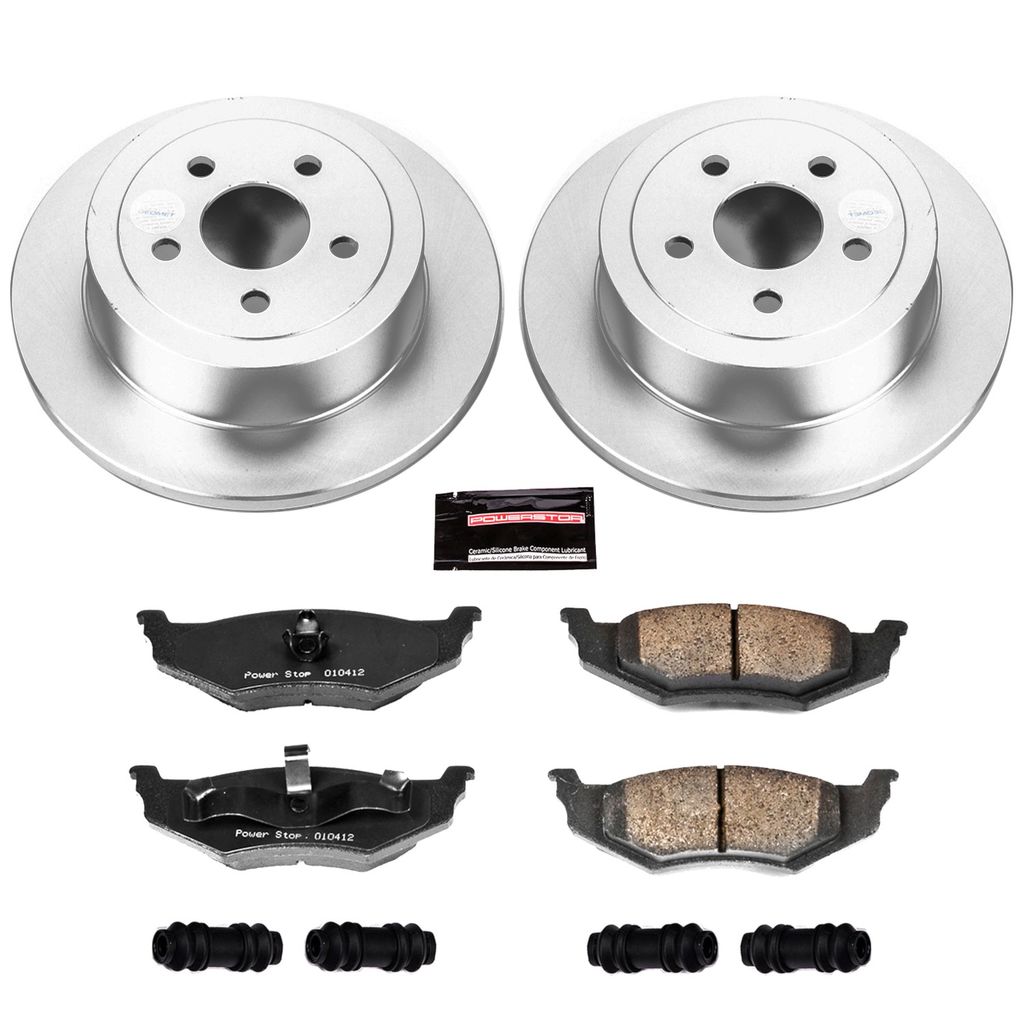 Z17 Geomet Coated Rotor and Low Dust Brake Pad Kit