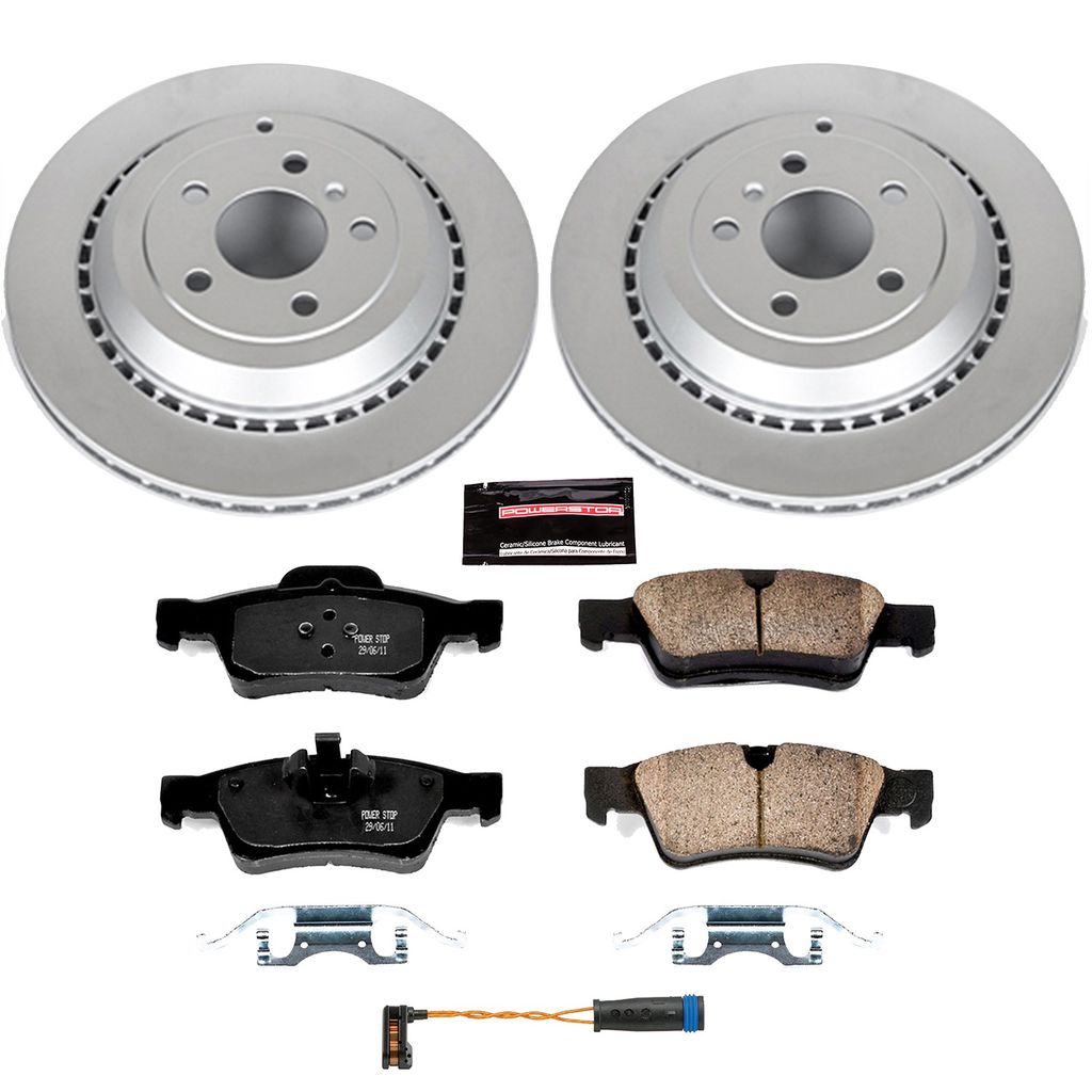 PowerStop CRK6708 - Z23 Geomet High Carbon Rotor and Carbon Fiber Pad Kit