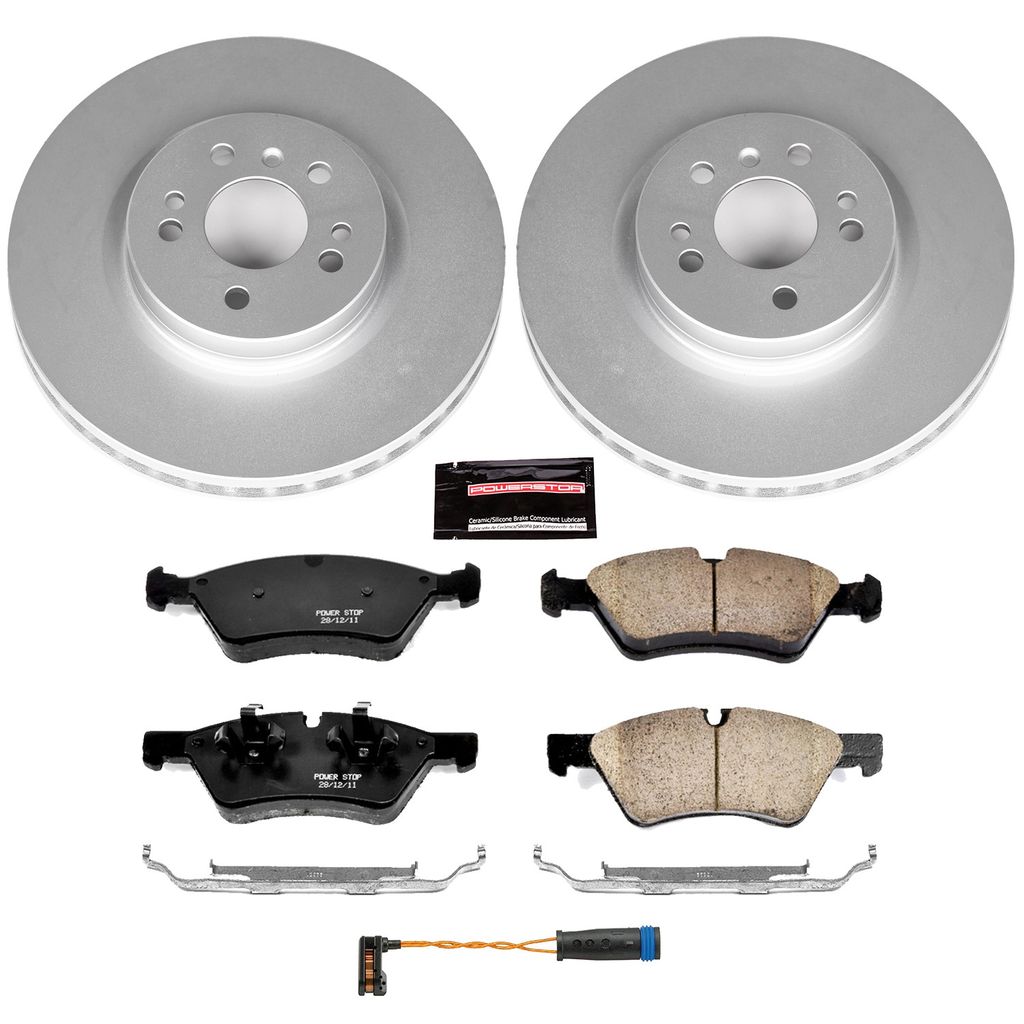 PowerStop CRK6709 - Z23 Geomet High Carbon Rotor and Carbon Fiber Pad Kit