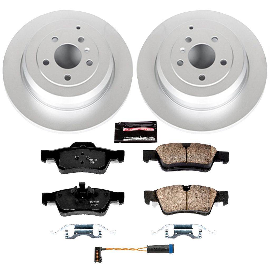 PowerStop CRK6712 - Z23 Geomet High Carbon Rotor and Carbon Fiber Pad Kit