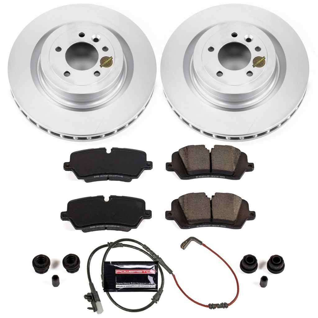 PowerStop CRK7089 - Z23 Geomet High Carbon Rotor and Carbon Fiber Pad Kit