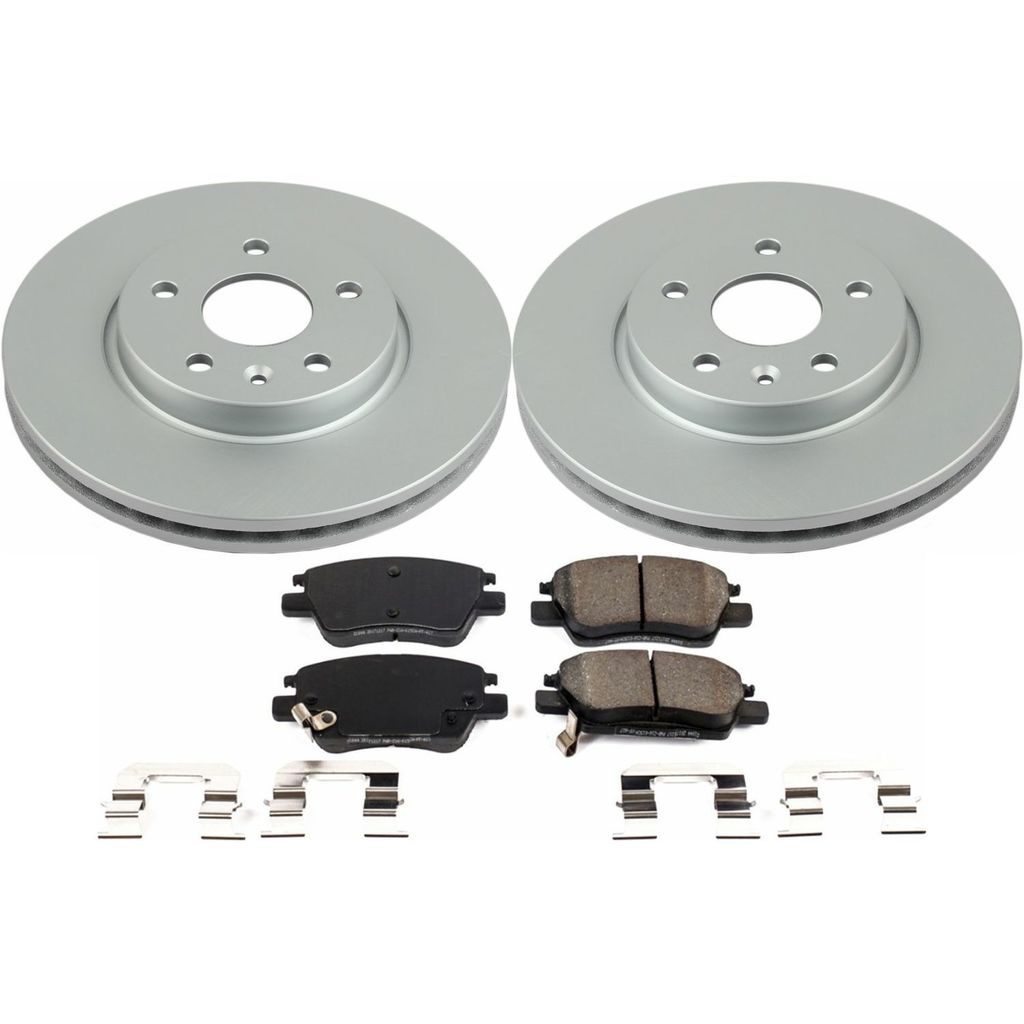 Z17 Geomet Coated Rotor and Low Dust Brake Pad Kit