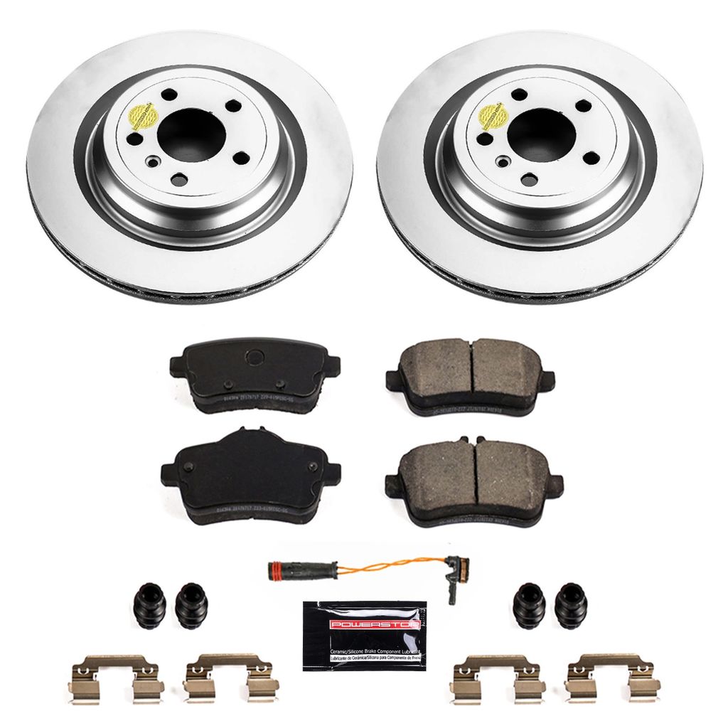 PowerStop CRK7438 - Z23 Geomet High Carbon Rotor and Carbon Fiber Pad Kit