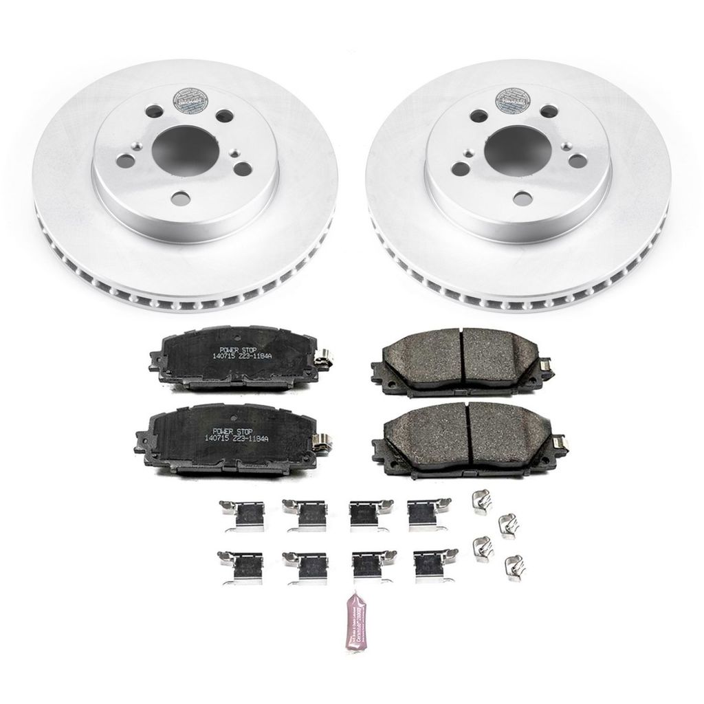 Z17 Geomet Coated Rotor and Low Dust Brake Pad Kit
