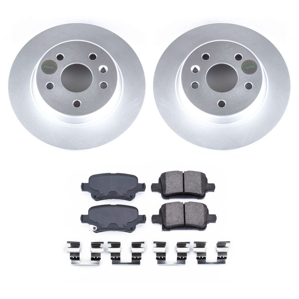 Z17 Geomet Coated Rotor and Low Dust Brake Pad Kit