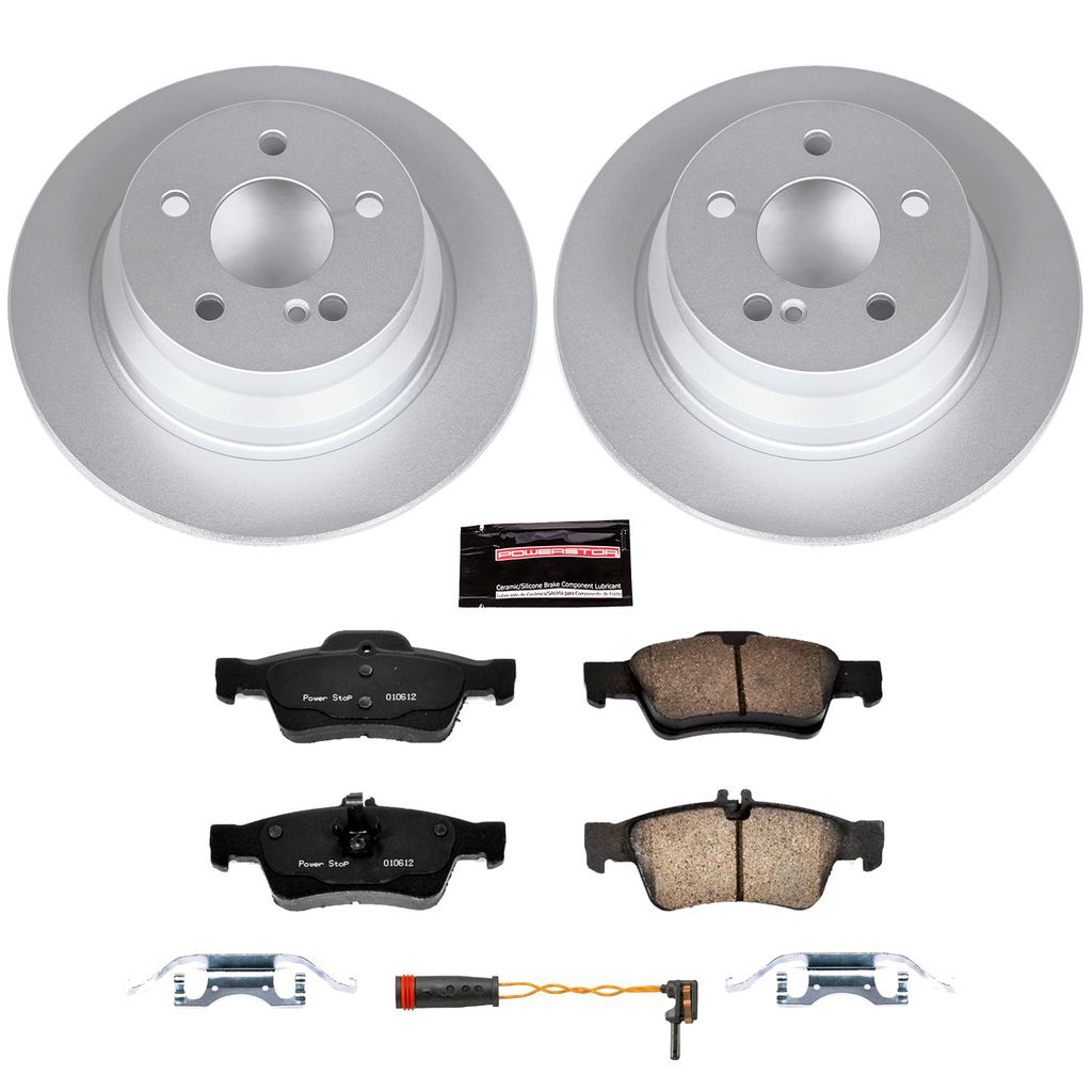 PowerStop CRK7745 - Z23 Geomet High Carbon Rotor and Carbon Fiber Pad Kit