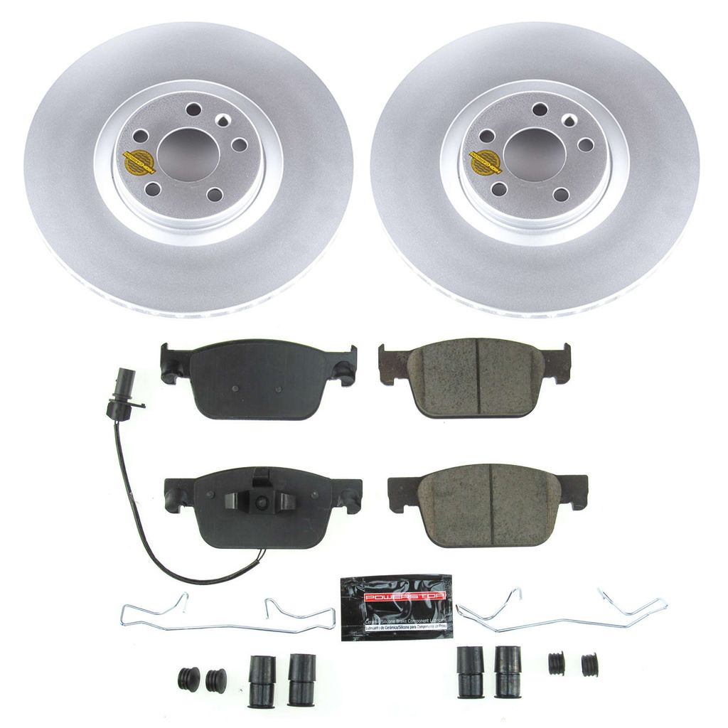 PowerStop CRK7860 - Z23 Geomet High Carbon Rotor and Carbon Fiber Pad Kit