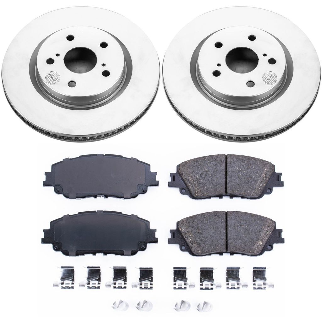Z17 Geomet Coated Rotor and Low Dust Brake Pad Kit