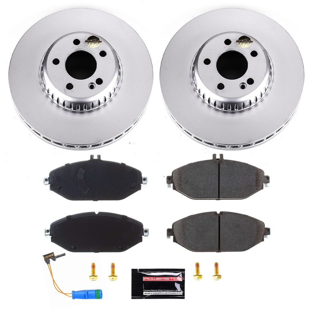 PowerStop CRK7963 - Z23 Geomet High Carbon Rotor and Carbon Fiber Pad Kit