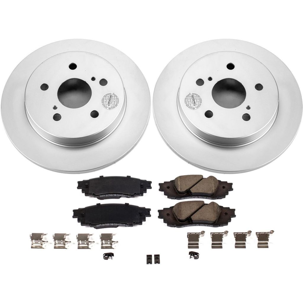 Z17 Geomet Coated Rotor and Low Dust Brake Pad Kit