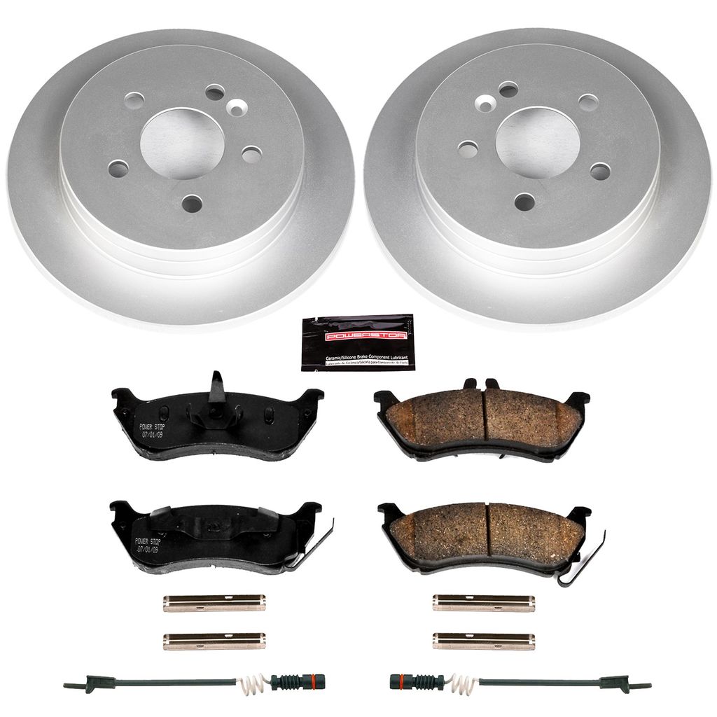 PowerStop CRK866 - Z23 Geomet High Carbon Rotor and Carbon Fiber Pad Kit