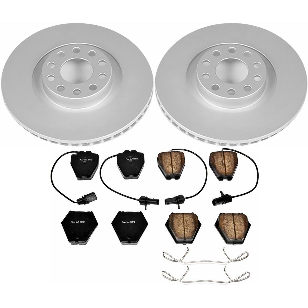 PowerStop CRK948 - Z23 Geomet High Carbon Rotor and Carbon Fiber Pad Kit