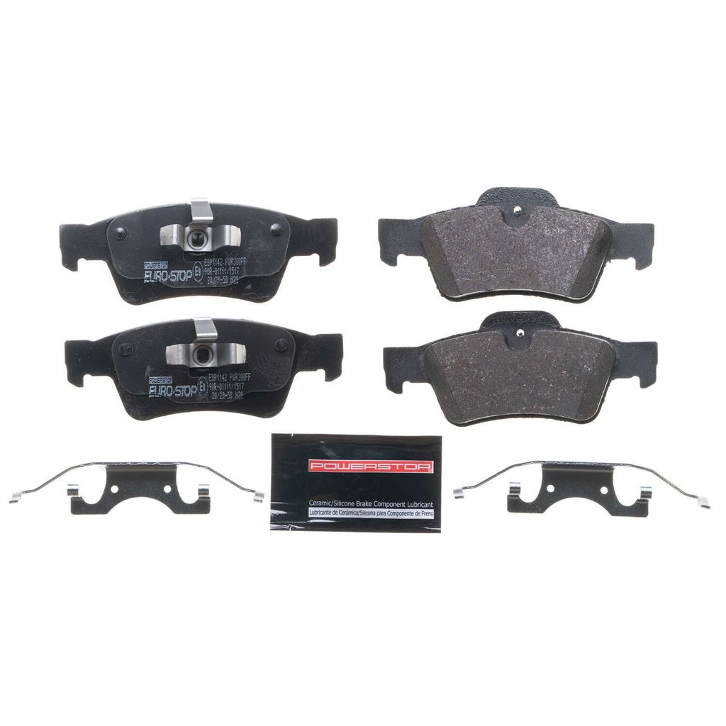 PowerStop ESP1142 - EuroStop ECE-R90 Certified Brake Pad Set