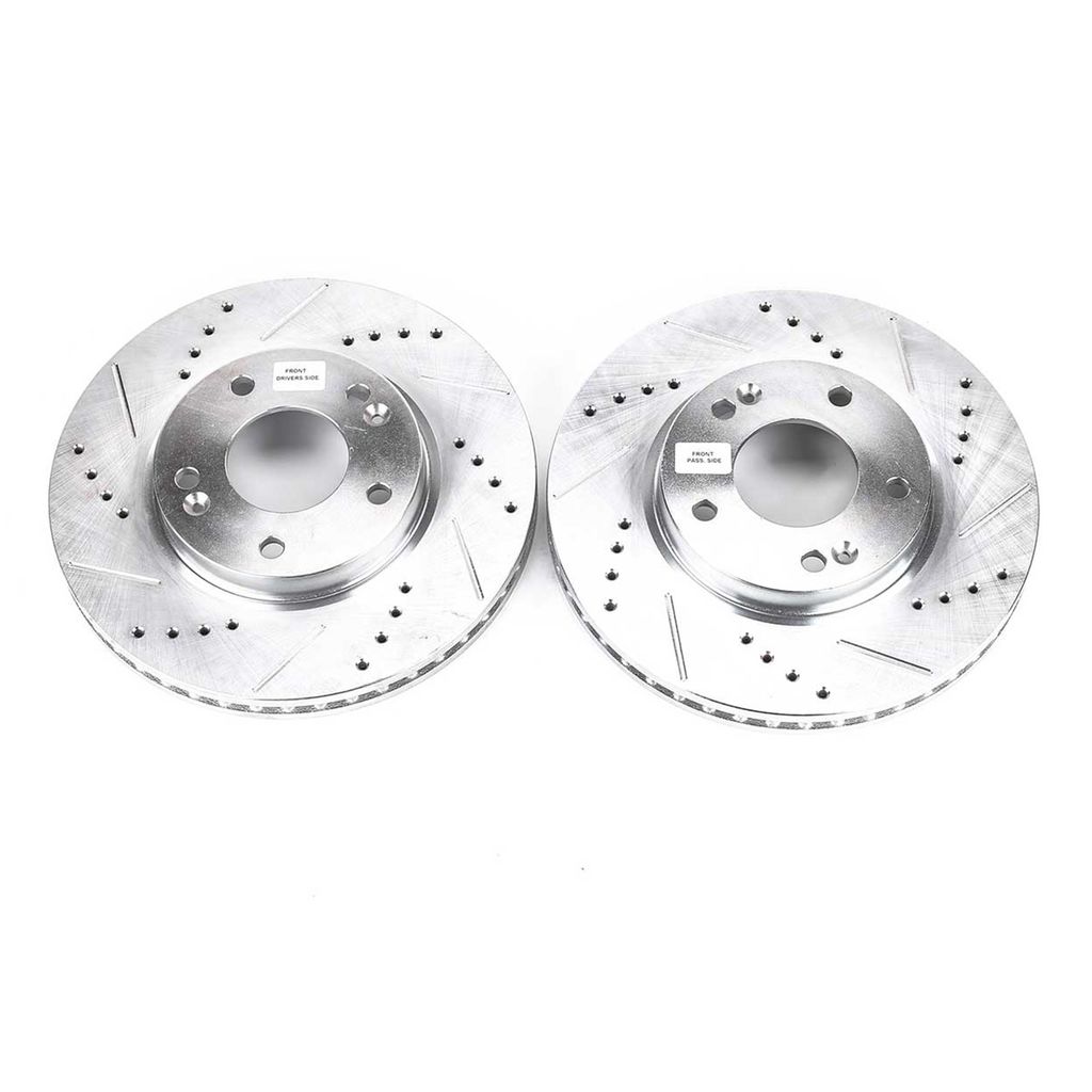 PowerStop JBR1136XPR - PowerStop Evolution Performance Drilled, Slotted & Plated Brake Rotor Pair