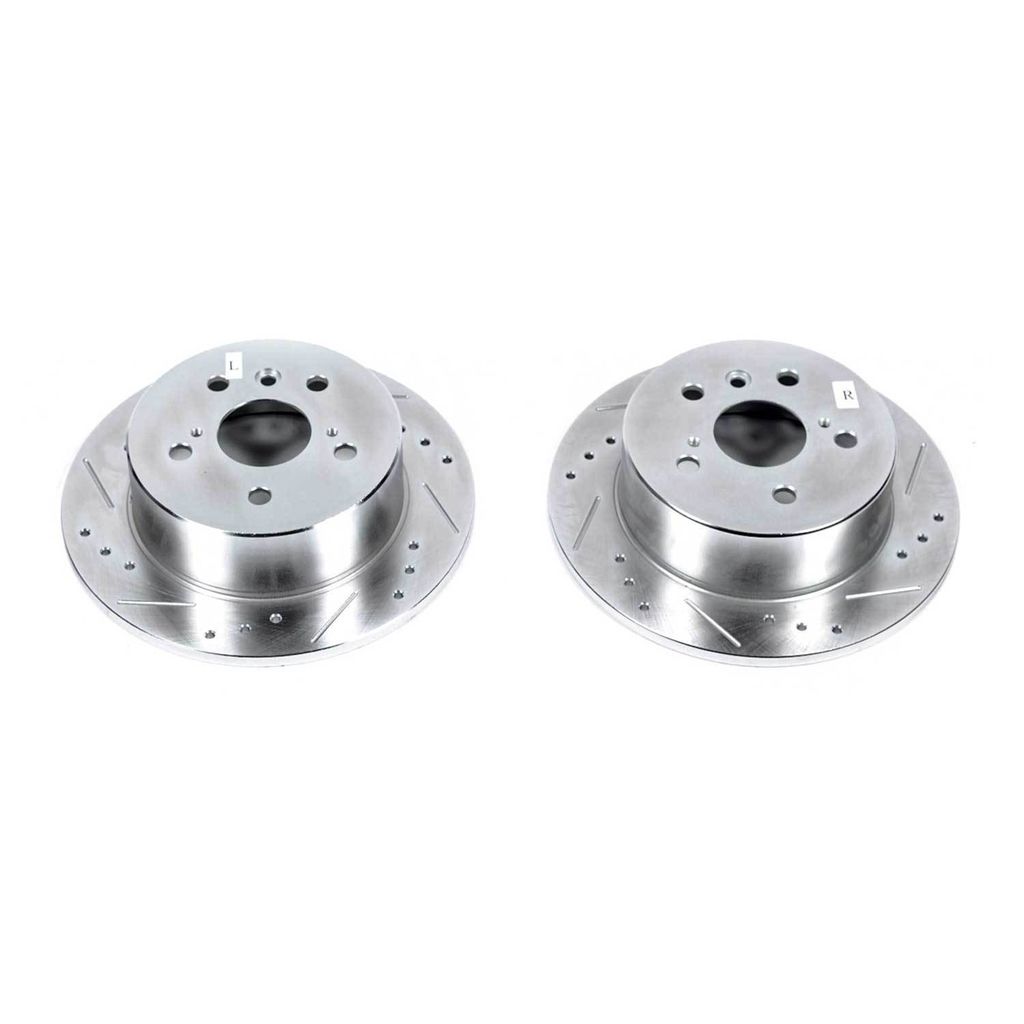 PowerStop JBR1576XPR - PowerStop Evolution Performance Drilled, Slotted & Plated Brake Rotor Pair