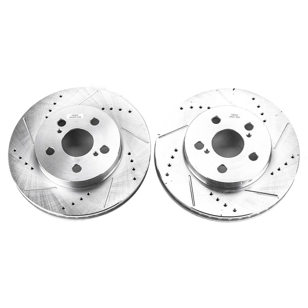 PowerStop JBR1744XPR - PowerStop Evolution Performance Drilled, Slotted & Plated Brake Rotor Pair
