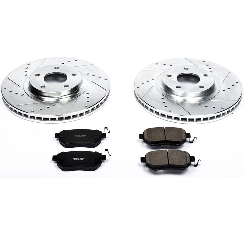 Z23 Drilled and Slotted Brake Rotors and Pads Kit