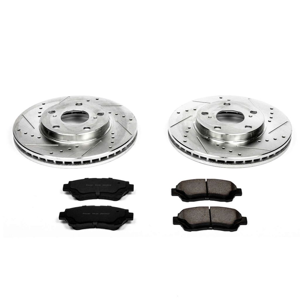 Z23 Drilled and Slotted Brake Rotors and Pads Kit