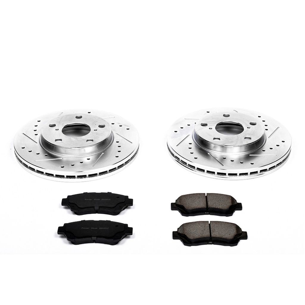 Z23 Drilled and Slotted Brake Rotors and Pads Kit