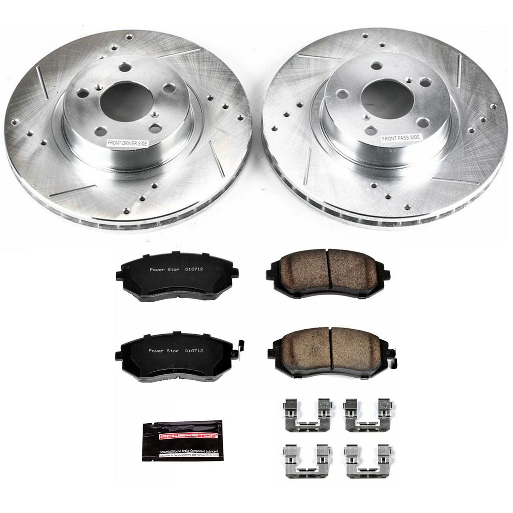 Z23 Drilled and Slotted Brake Rotors and Pads Kit