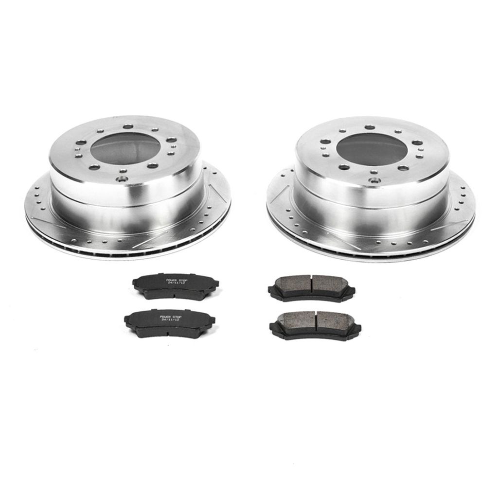 Z23 Drilled and Slotted Brake Rotors and Pads Kit