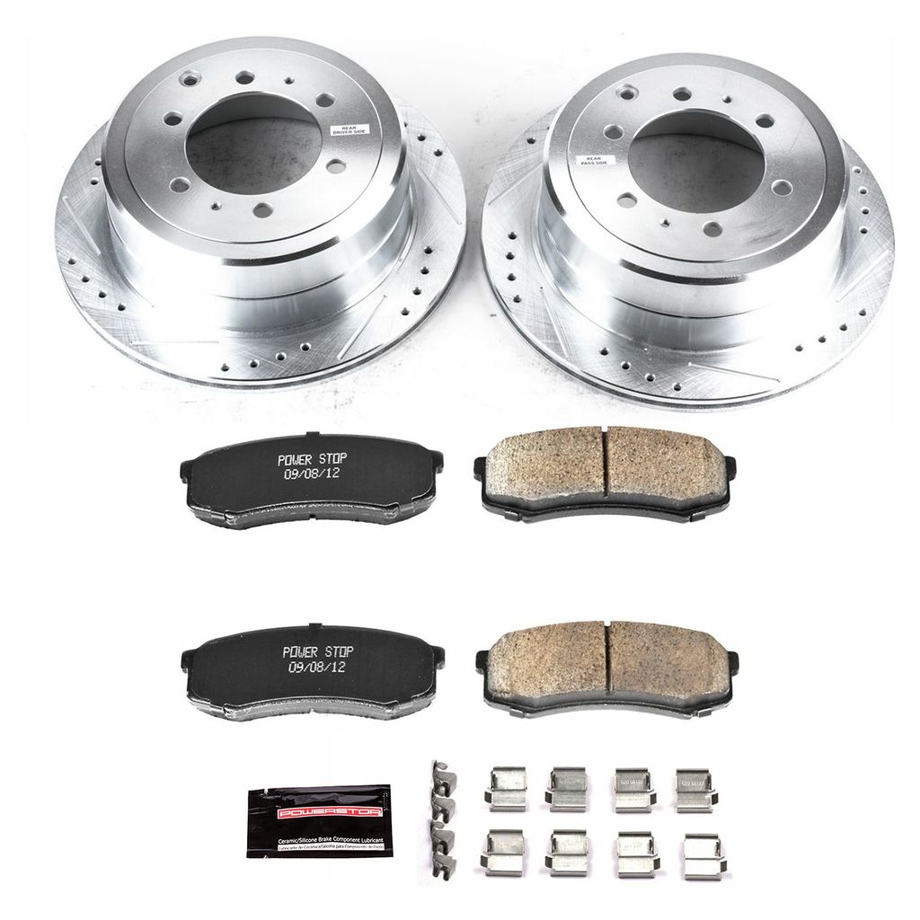Z23 Drilled and Slotted Brake Rotors and Pads Kit