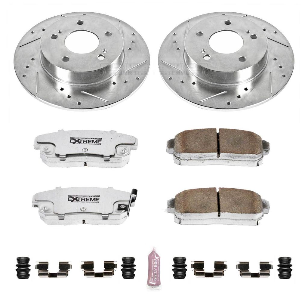 Z26 Drilled and Slotted Brake Rotors and Pads Kit