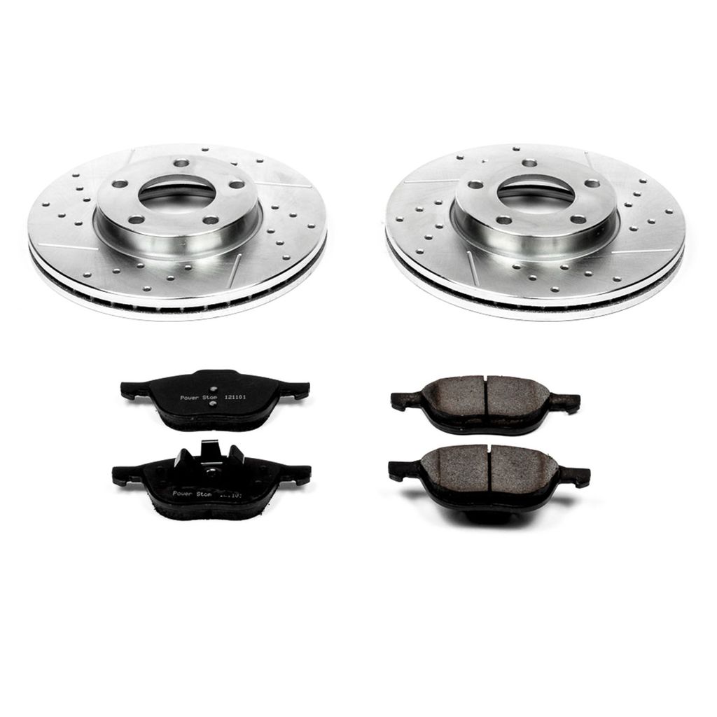 Z23 Drilled and Slotted Brake Rotors and Pads Kit