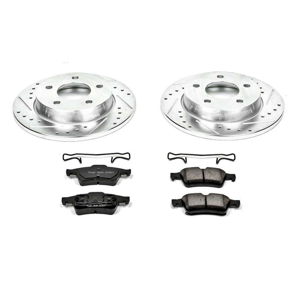 Z23 Drilled and Slotted Brake Rotors and Pads Kit