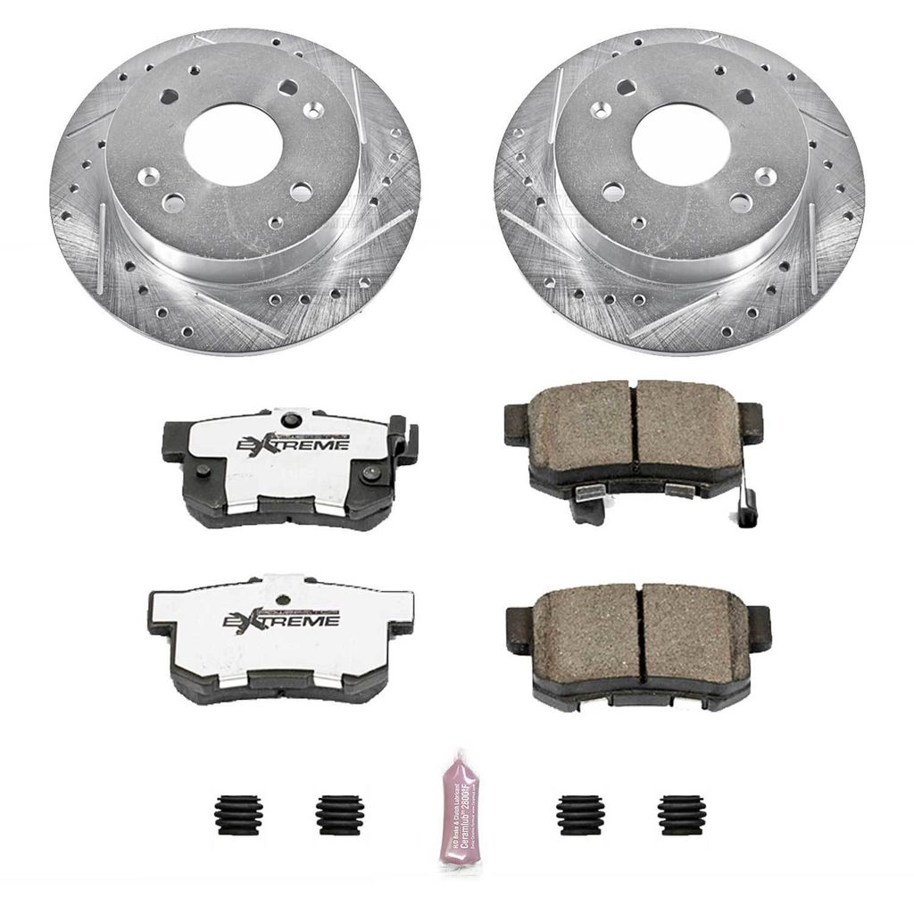Z26 Drilled and Slotted Brake Rotors and Pads Kit