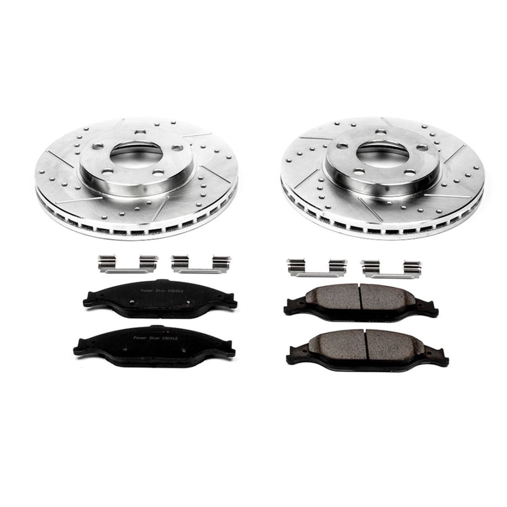 Z23 Drilled and Slotted Brake Rotors and Pads Kit