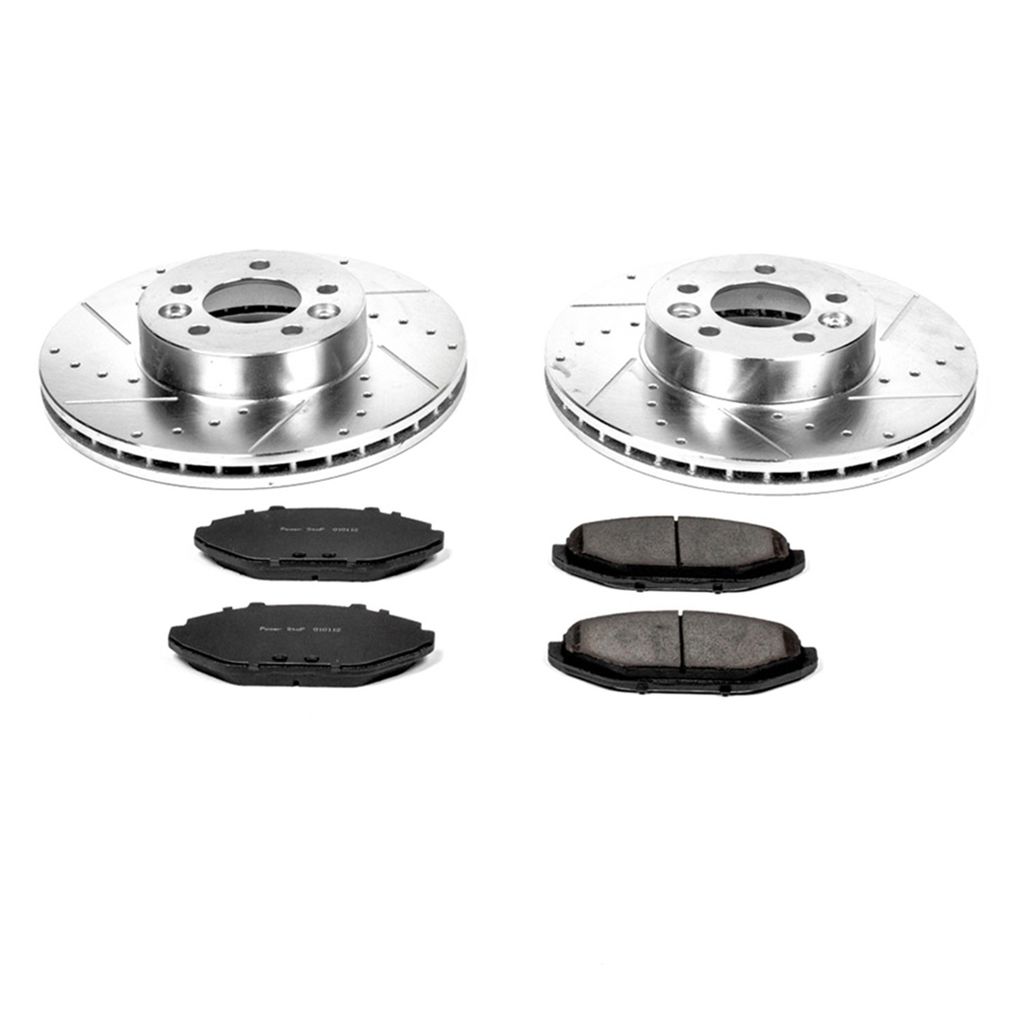 Z23 Drilled and Slotted Brake Rotors and Pads Kit