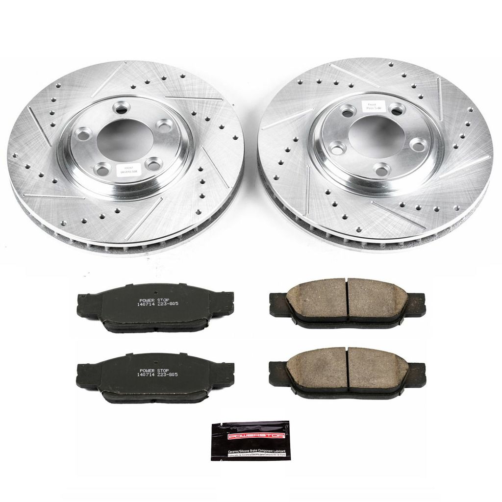 Z23 Drilled and Slotted Brake Rotors and Pads Kit