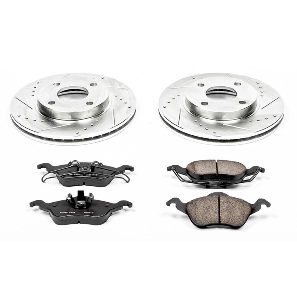 Z23 Drilled and Slotted Brake Rotors and Pads Kit