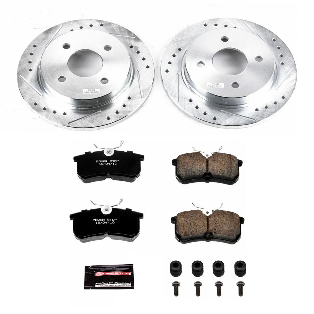 Z23 Drilled and Slotted Brake Rotors and Pads Kit
